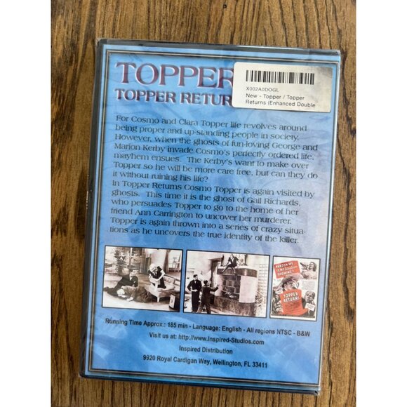 Topper & Topper Returns DVD Classic Comedy Collection Starring Cary Grant NEW - Picture 2 of 4
